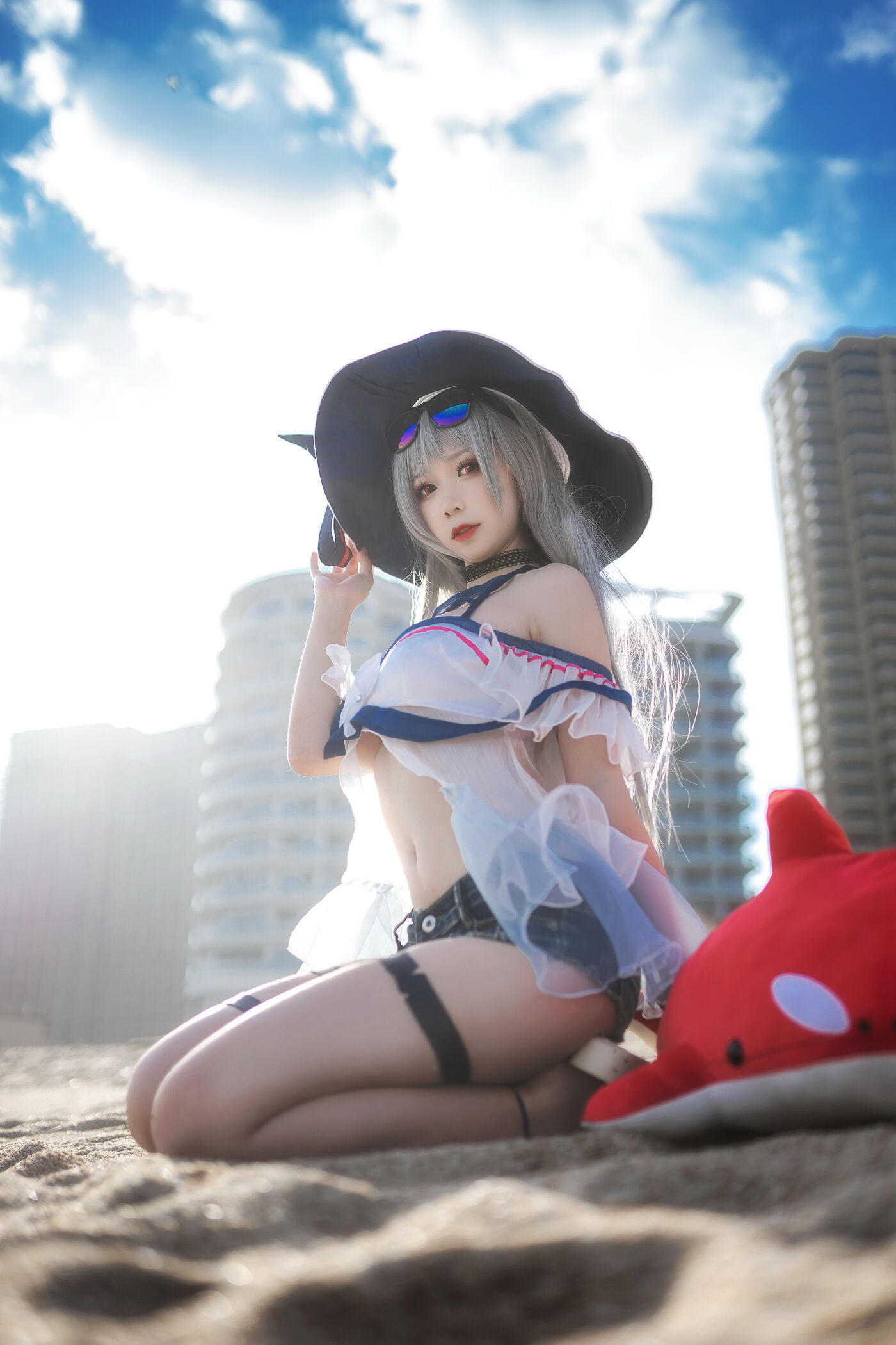 樱落酱 NO.021 斯卡蒂泳装[21P]插图2